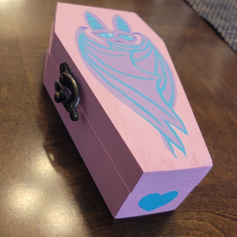 Pastel Coffin Trinket Box